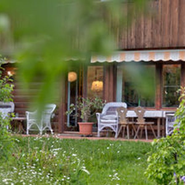 Beautiful garden at Bajtica guesthouse